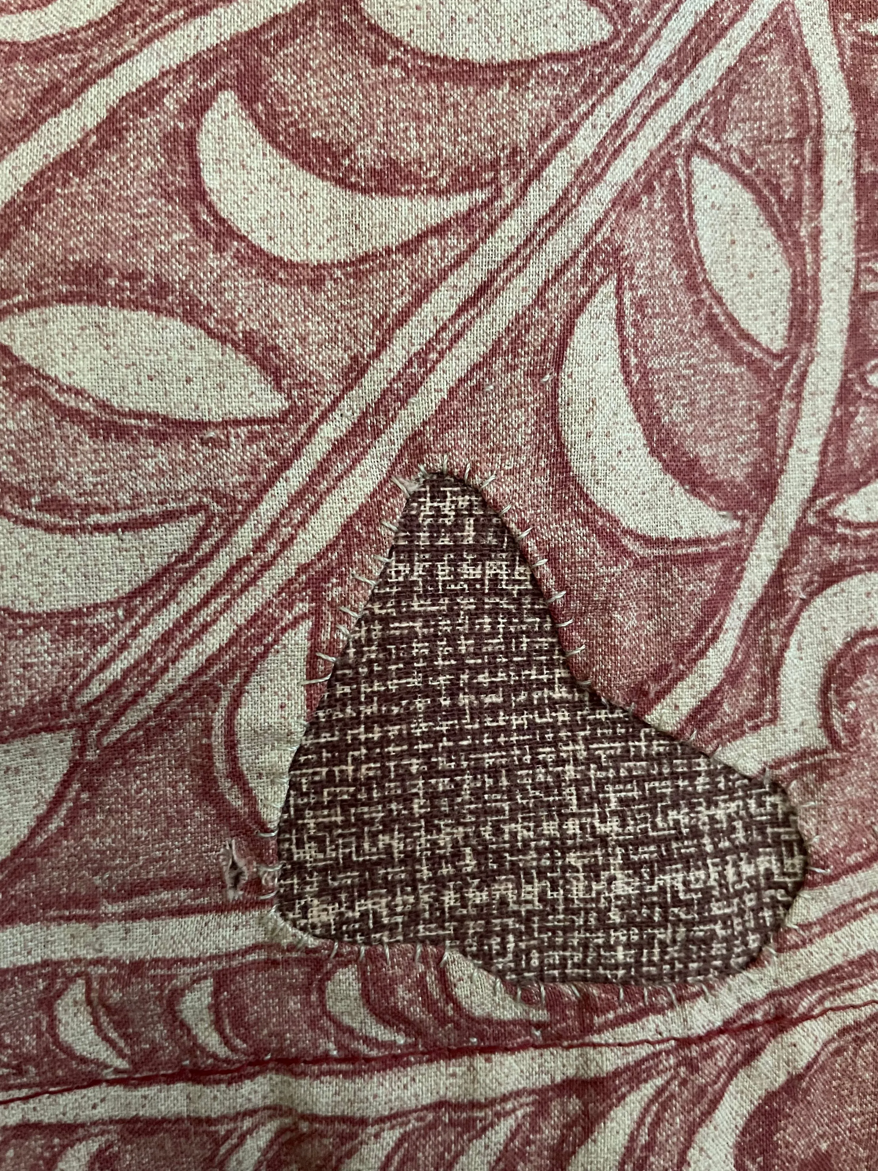 1930s Heart Tile Smock