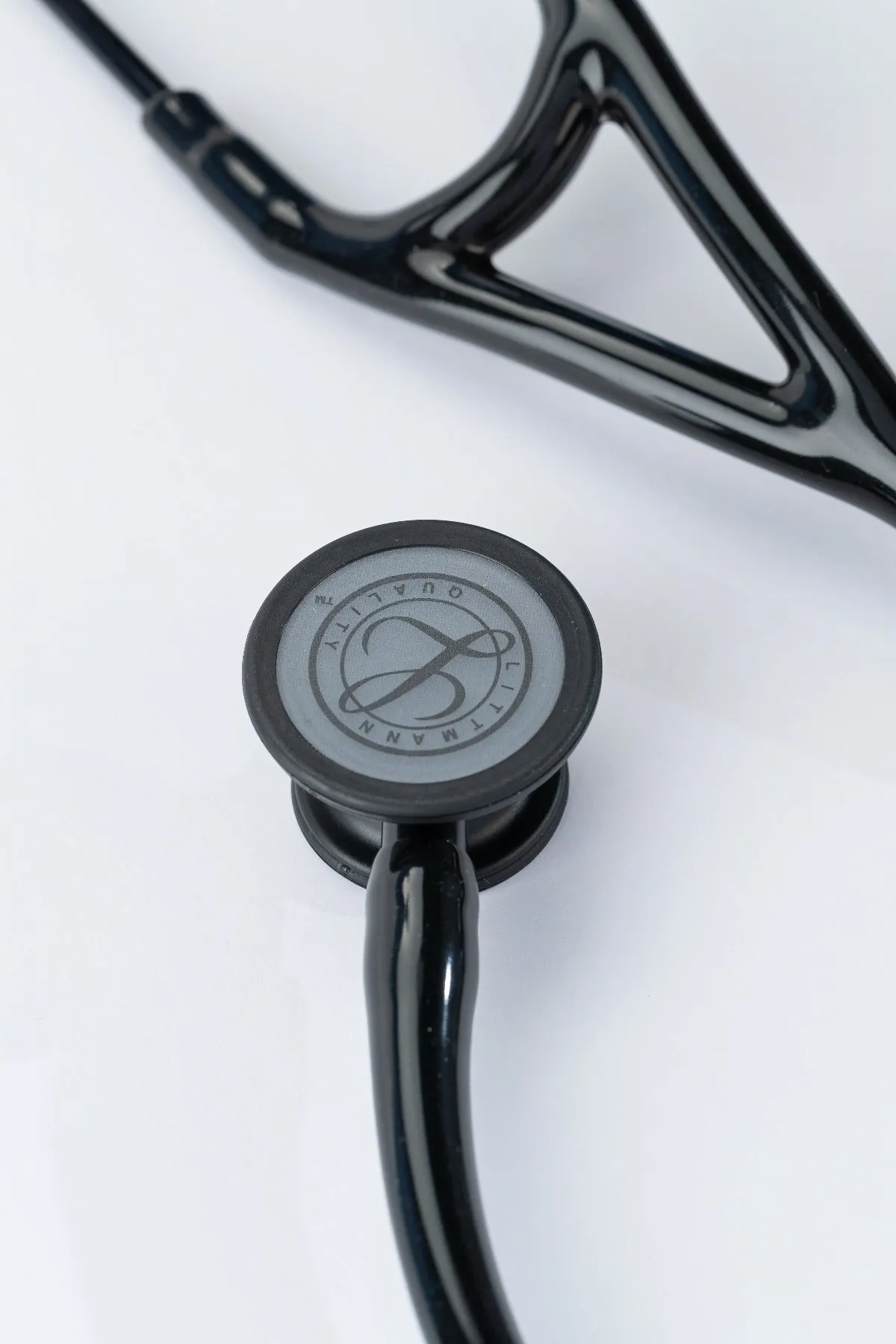 3M™ Littmann® Cardiology IV™ Diagnostic Stethoscope, Black-Finish Chestpiece, Black Tube, Stem and Headset, 27 inch, 6163