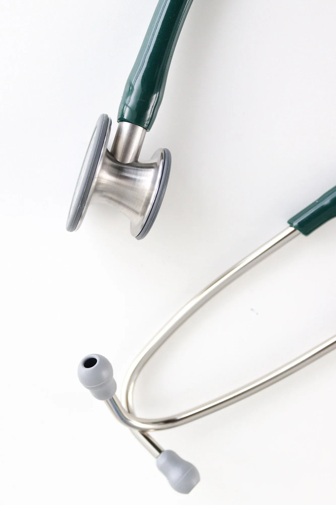 3M™ Littmann® Cardiology IV™ Diagnostic Stethoscope, Standard Chestpiece, Hunter Green  Tube, Stem and Headset, 27 inch, 6155