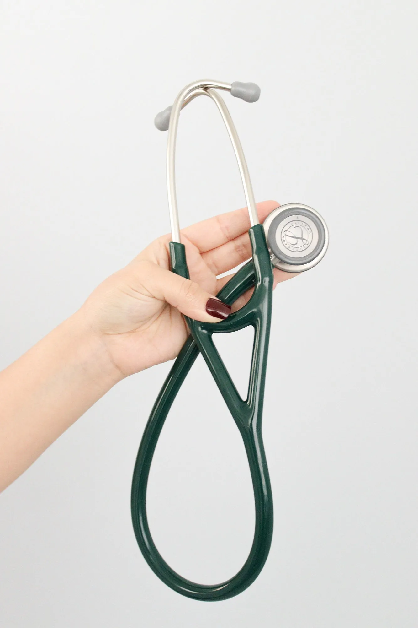 3M™ Littmann® Cardiology IV™ Diagnostic Stethoscope, Standard Chestpiece, Hunter Green  Tube, Stem and Headset, 27 inch, 6155