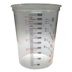 600ml Plastic Mixing Cups