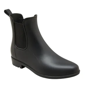 A New Day Womens Chelsea Wide Width Rain Boots 81885620 Black 6W