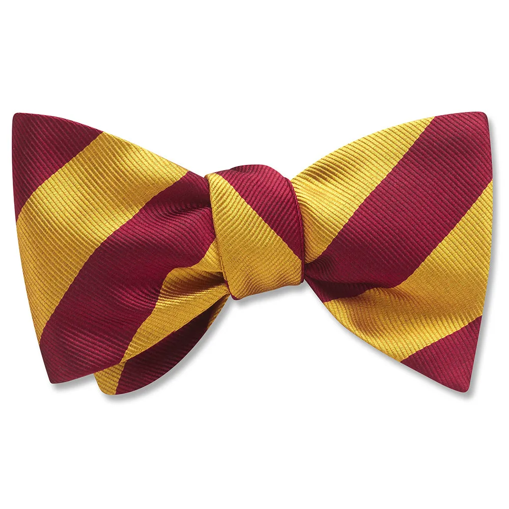 Academy Gold/Maroon - Dog Bow Ties