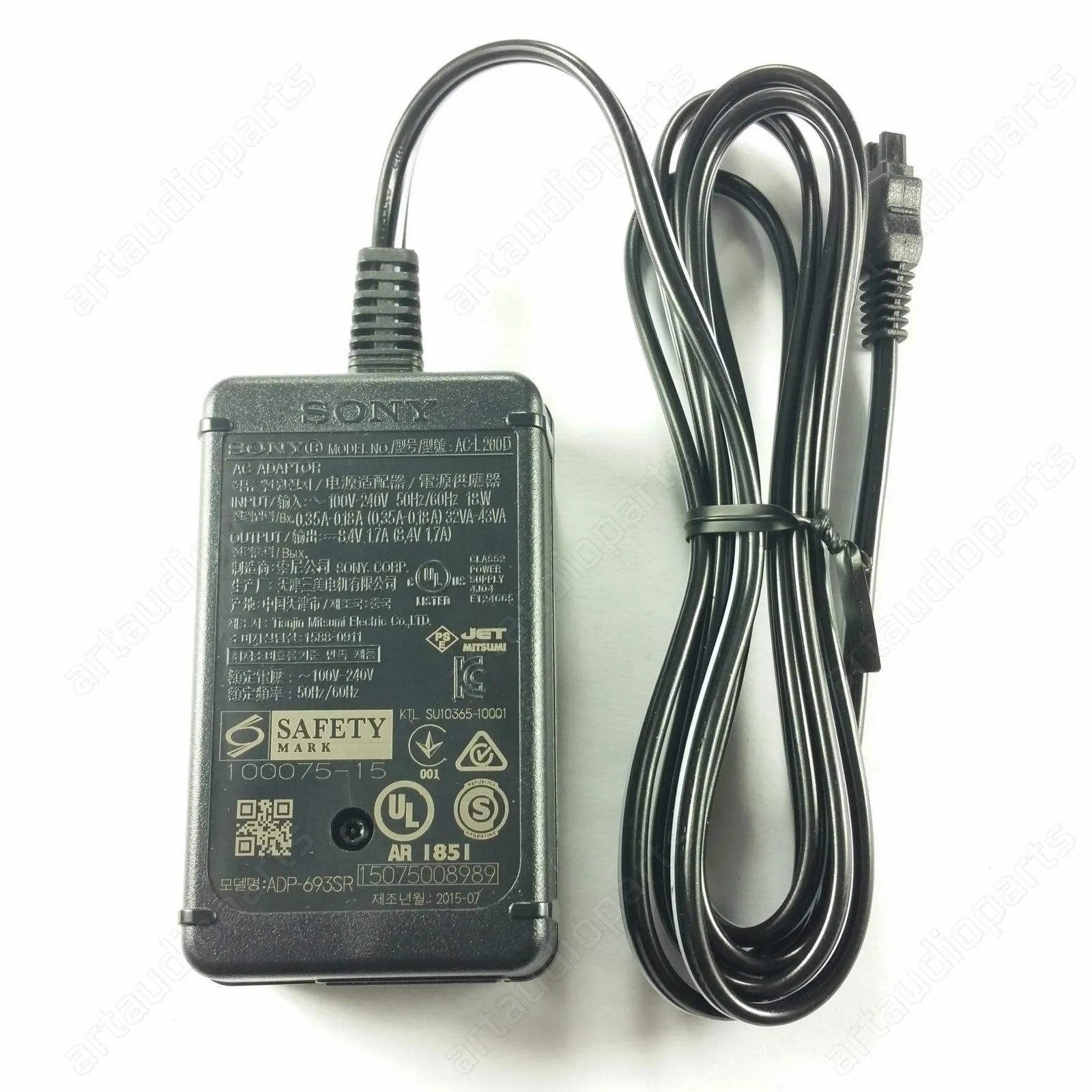 Adapter AC-L200/L200B for Sony DSLR-A200K DSLR-A230 DSLR-A300K DSLR-A380 DSC-H10