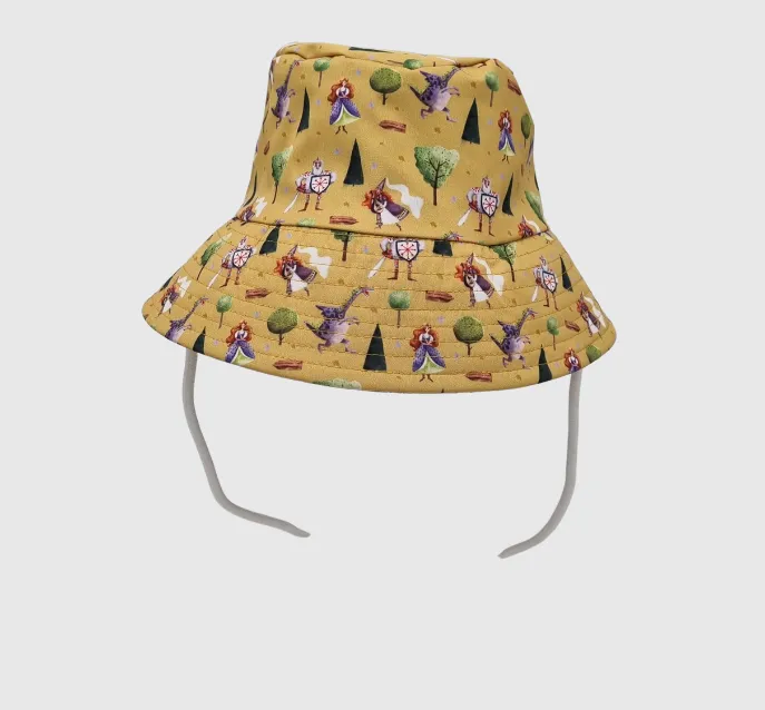 Adventurer Bucket Rain Hat  Dragon & Princess