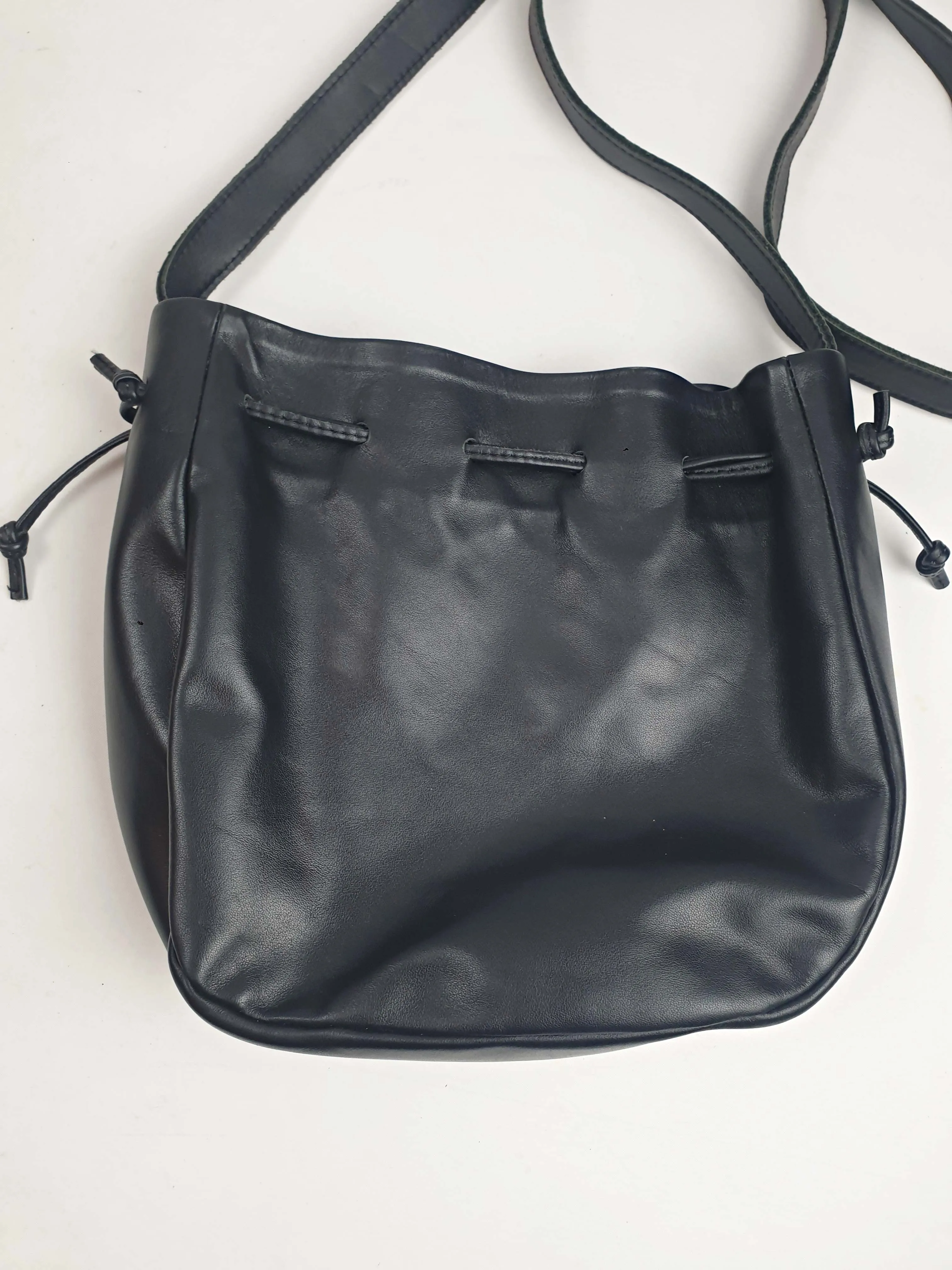 Alpha 60 black small bucket style bag