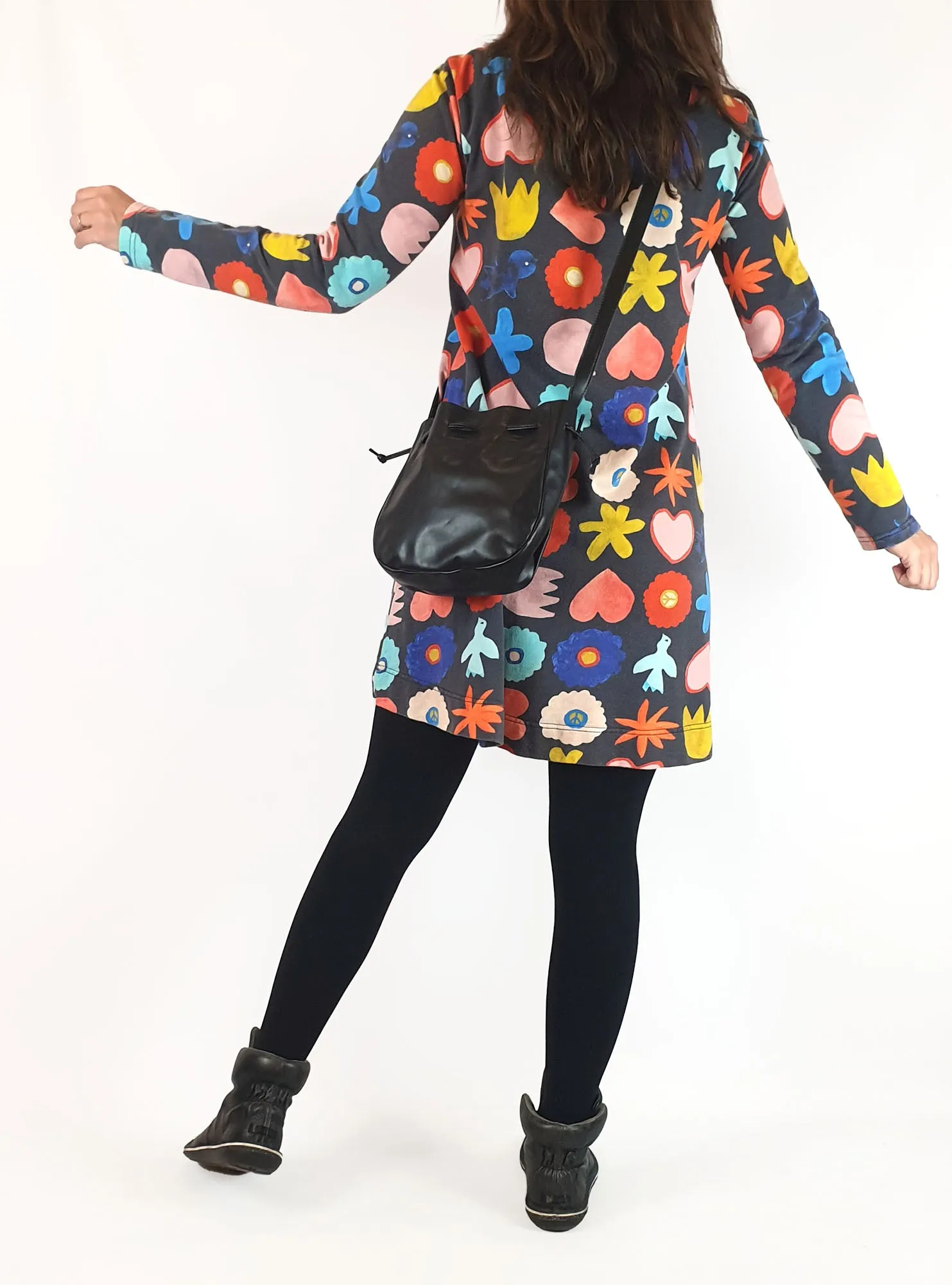Alpha 60 black small bucket style bag