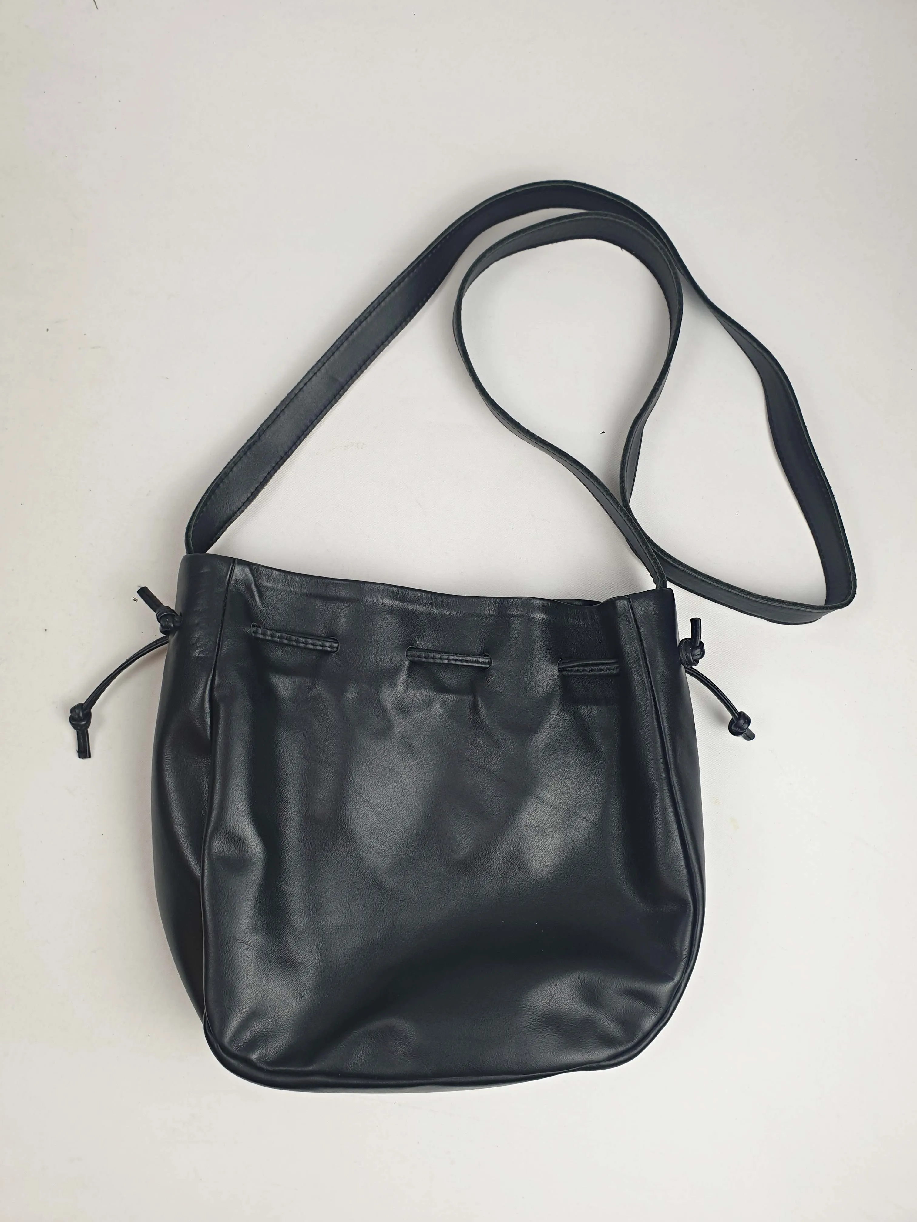 Alpha 60 black small bucket style bag