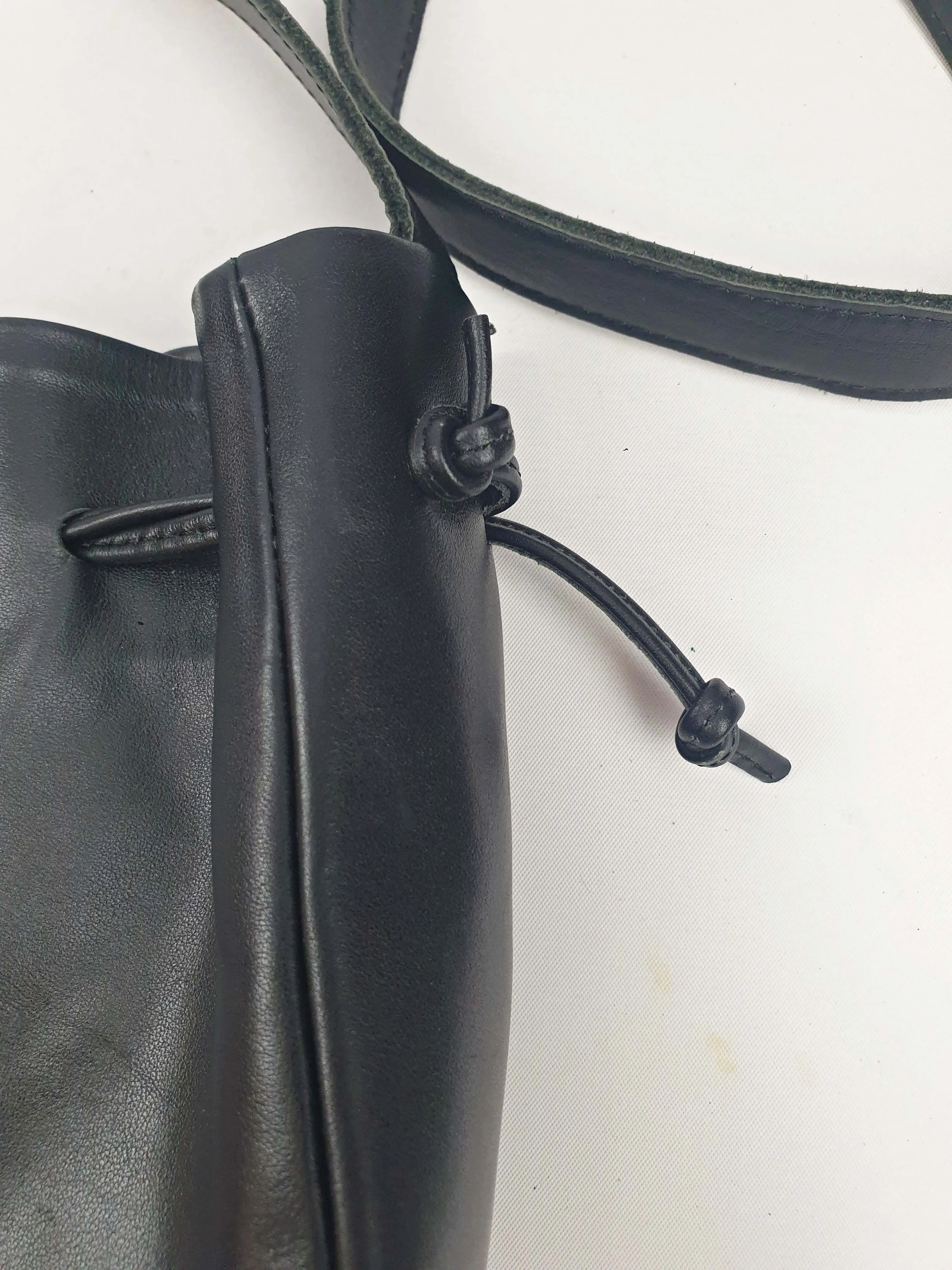 Alpha 60 black small bucket style bag