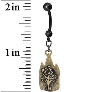 Always Time to Shop Dangle Belly Ring