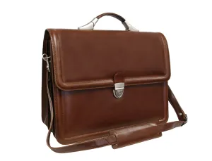 Amerileather Savvy Leather Executive Briefcase