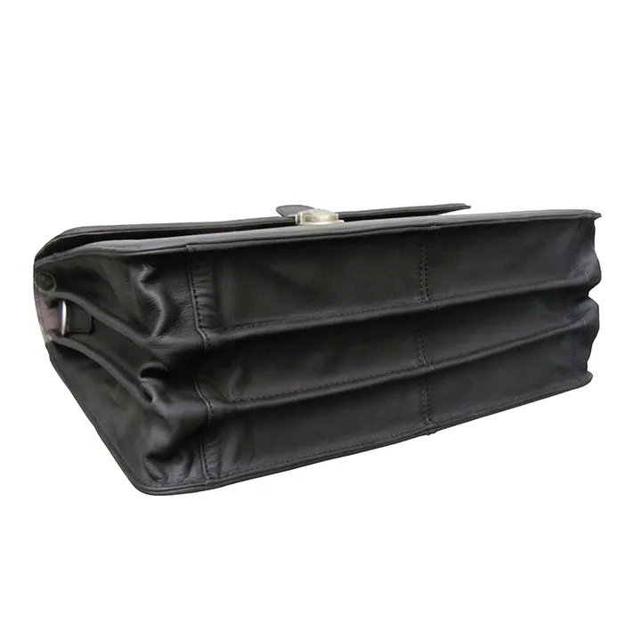 Amerileather Savvy Leather Executive Briefcase