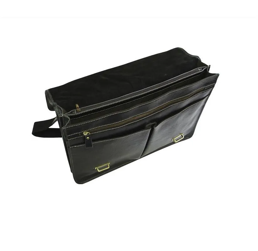 Amerileather Traditional Double Slip-in Executive Briefcase