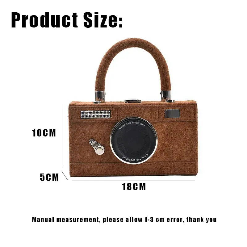 Amika Retro Camera Shape Mini Bags