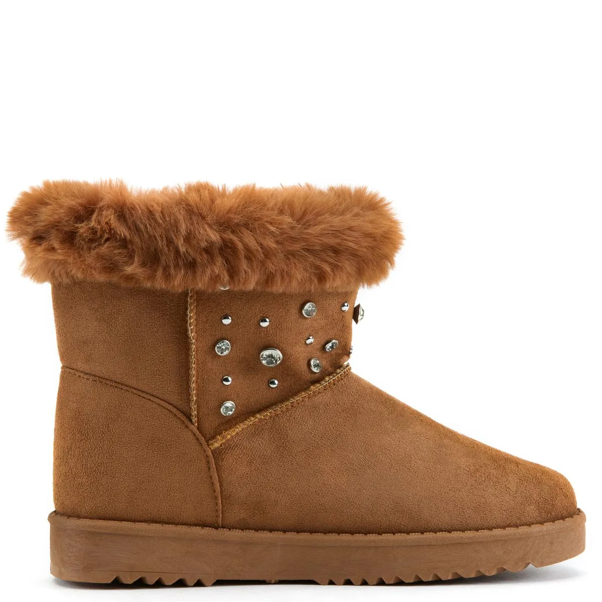 Annie-12 Fur Ankle Booties
