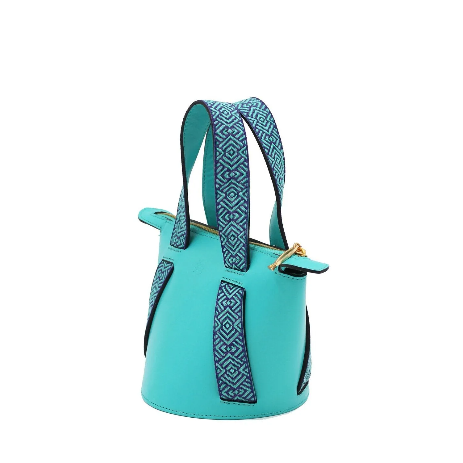 Aqua Boho | Bucket Bag