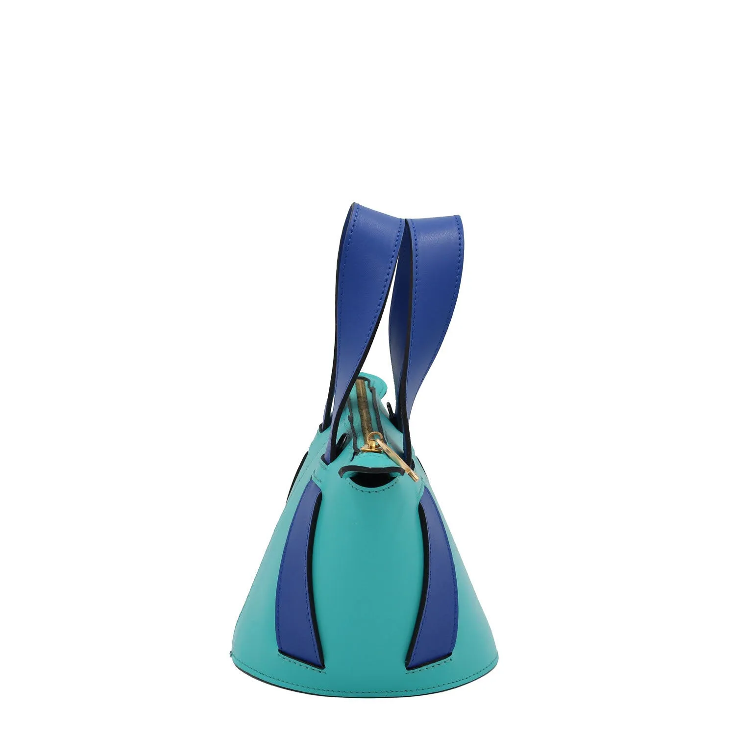 Aqua   Royal Blue | Bucket Bag