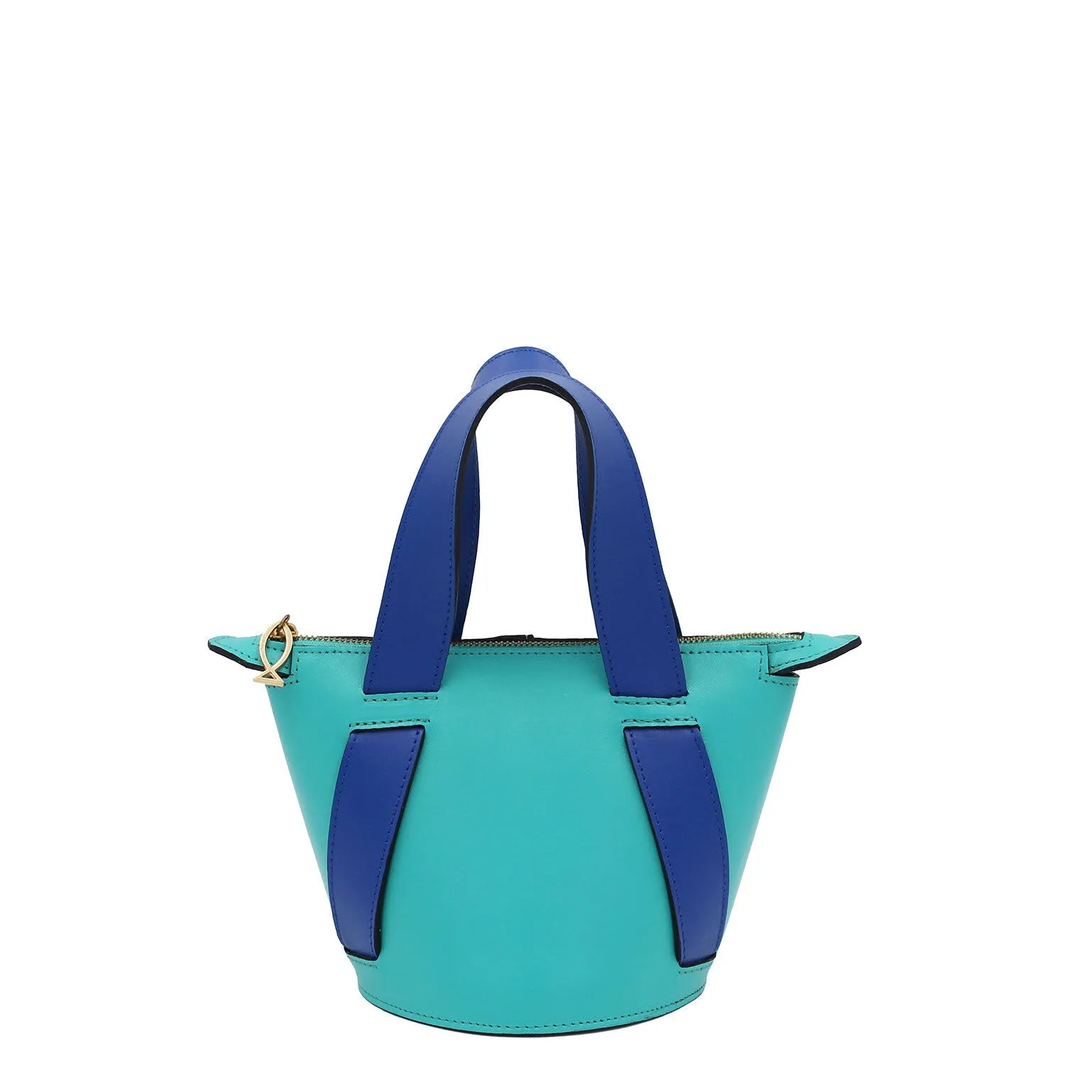 Aqua   Royal Blue | Bucket Bag