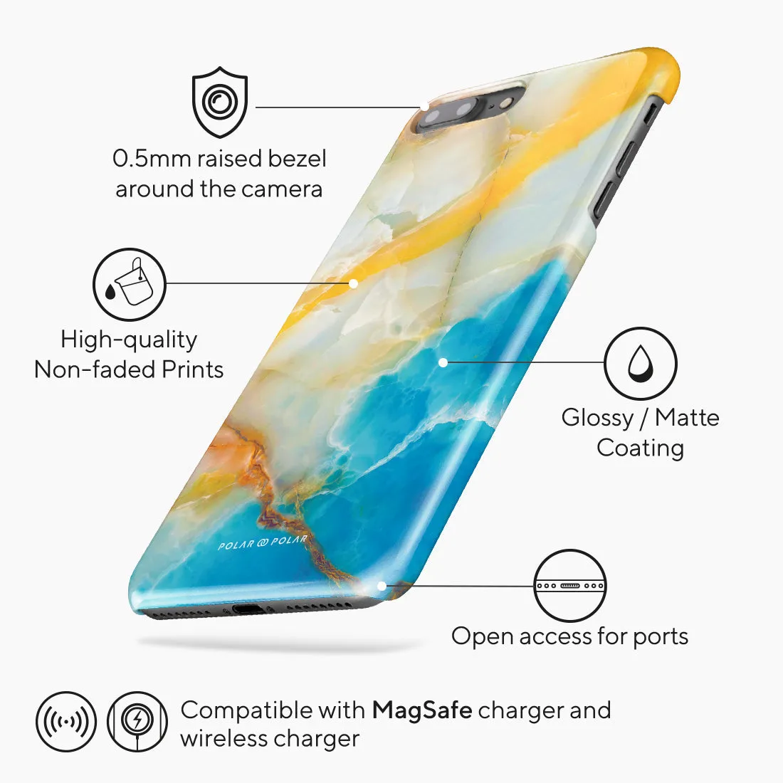 Aqua Sunlight - iPhone 8 Plus/7 Plus Case