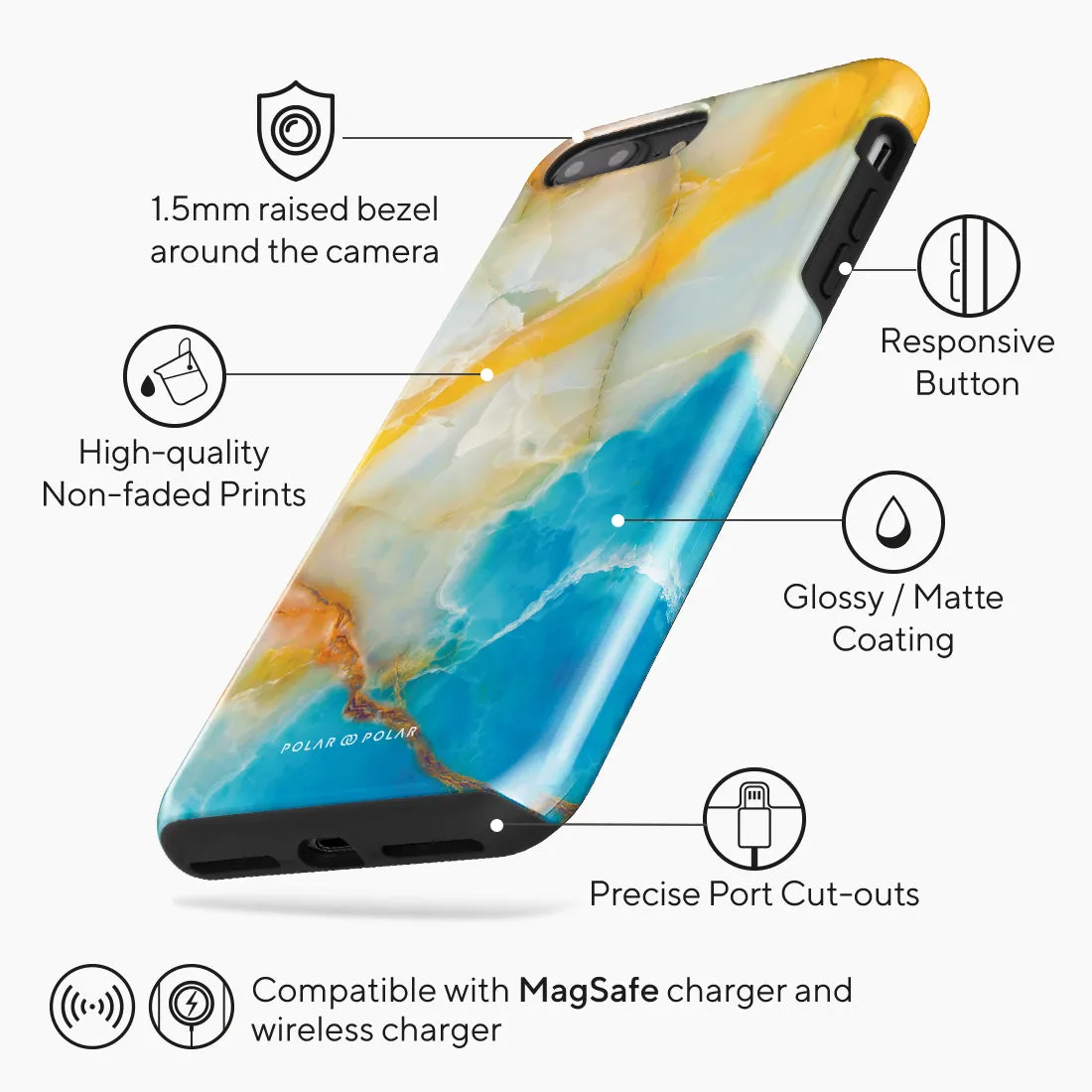 Aqua Sunlight - iPhone 8 Plus/7 Plus Case