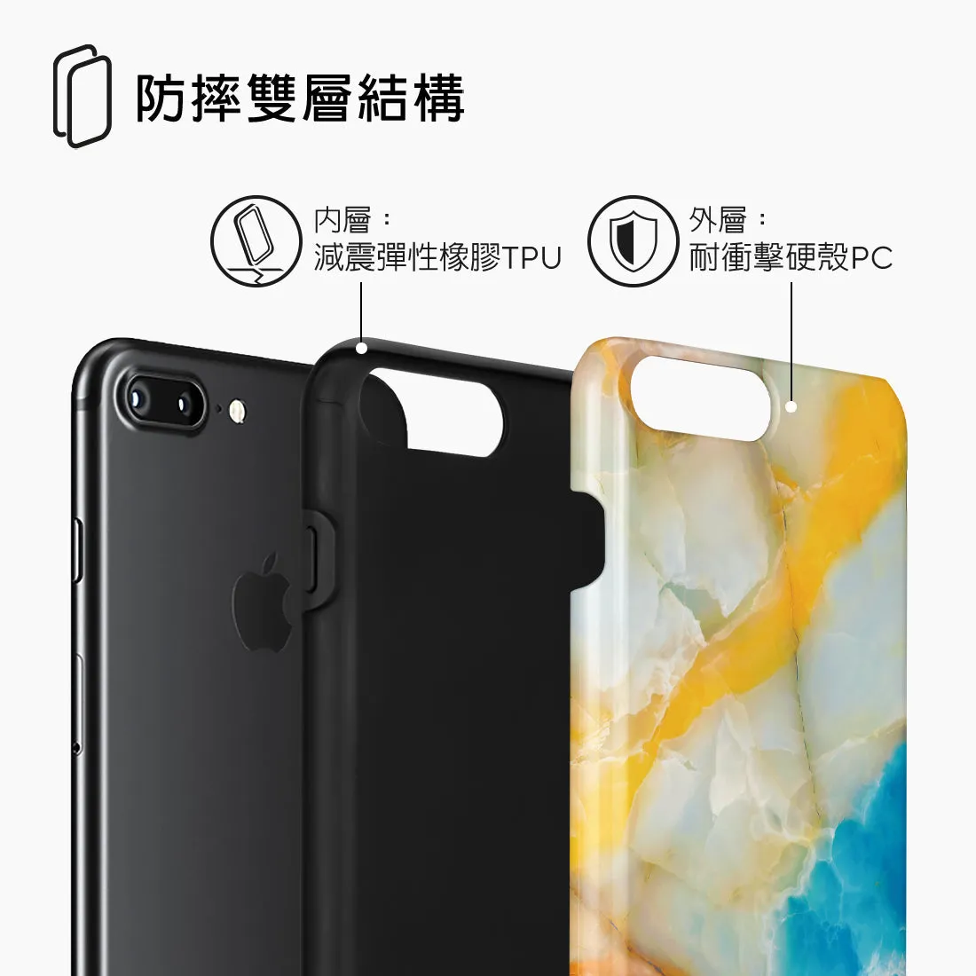 Aqua Sunlight - iPhone 8 Plus/7 Plus Case
