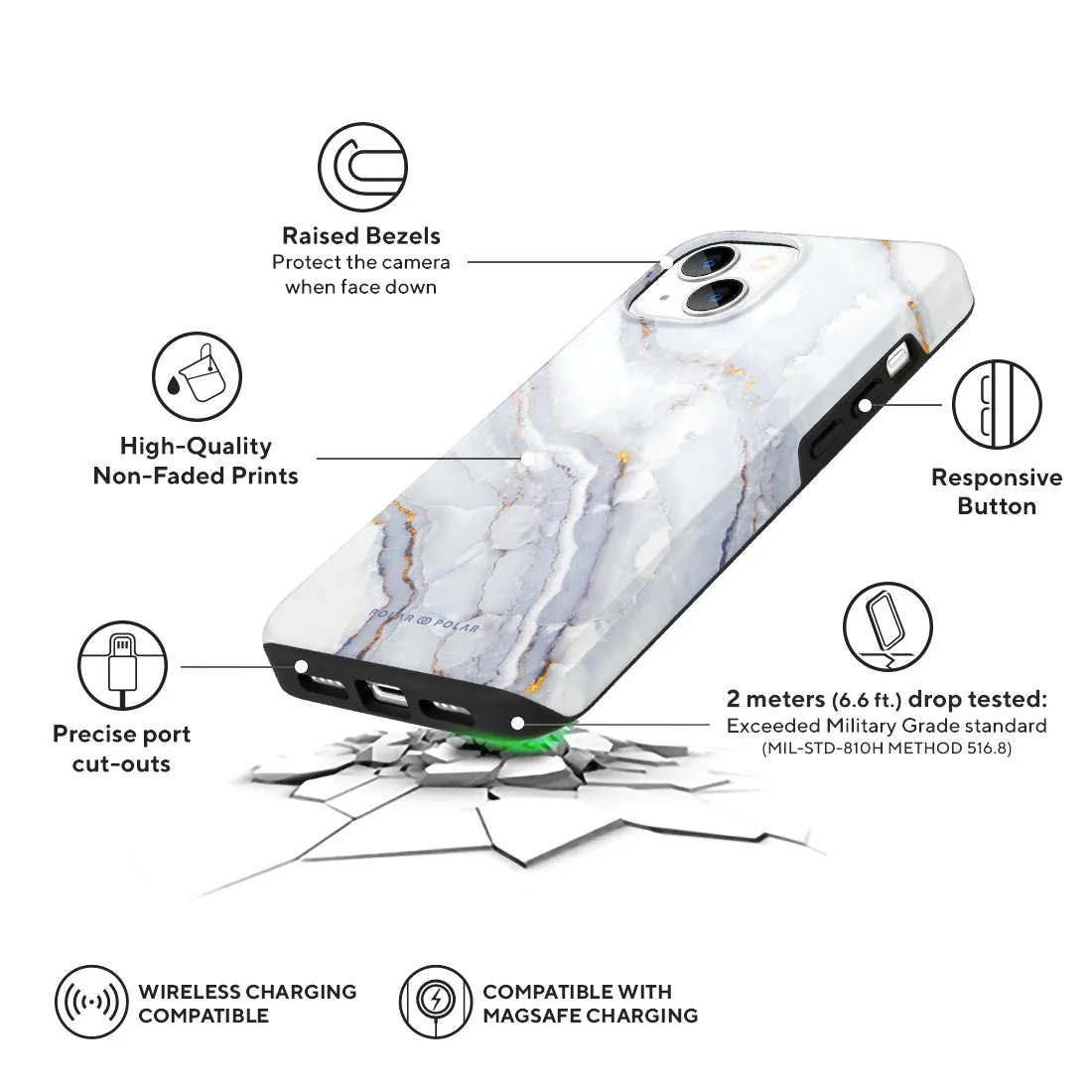 Arctic Ocean Custom - iPhone 13 Case