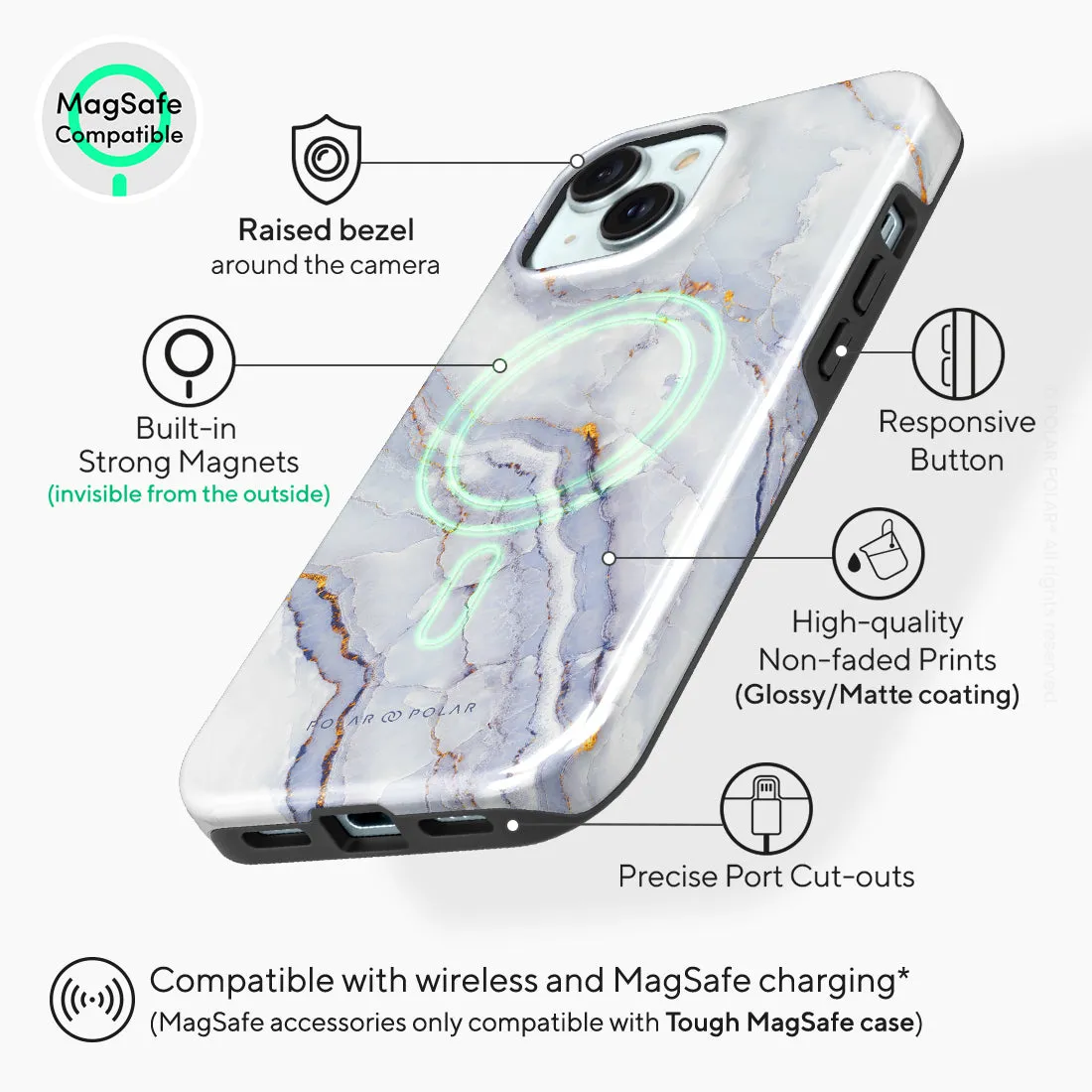 Arctic Ocean Custom - iPhone 15 Case