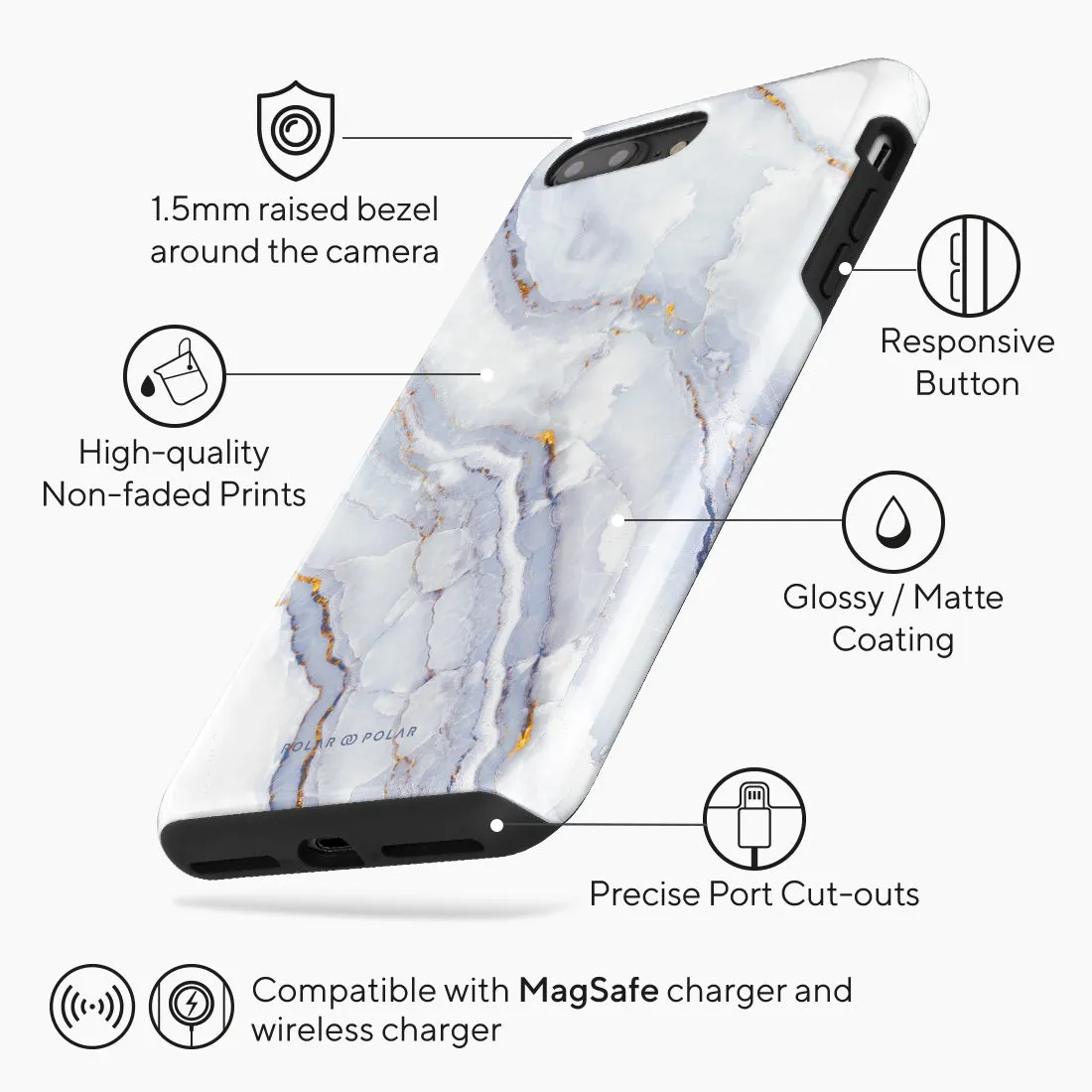 Arctic Ocean Custom - iPhone 8 Plus/7 Plus Case