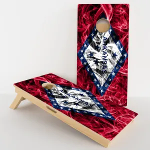 Arkansas Flag Professional Cornhole Boards