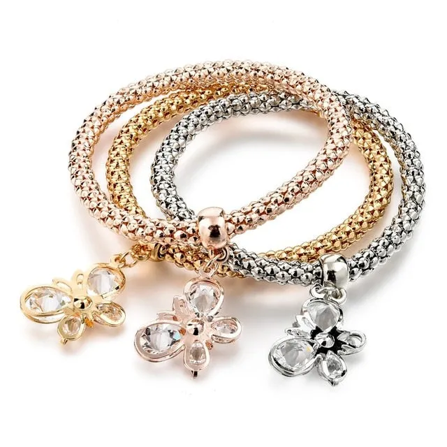 Austrian Popcorn Charm Bracelet