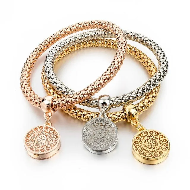 Austrian Popcorn Charm Bracelet