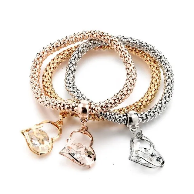 Austrian Popcorn Charm Bracelet