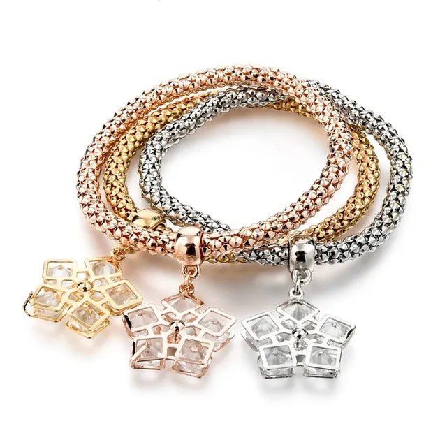 Austrian Popcorn Charm Bracelet