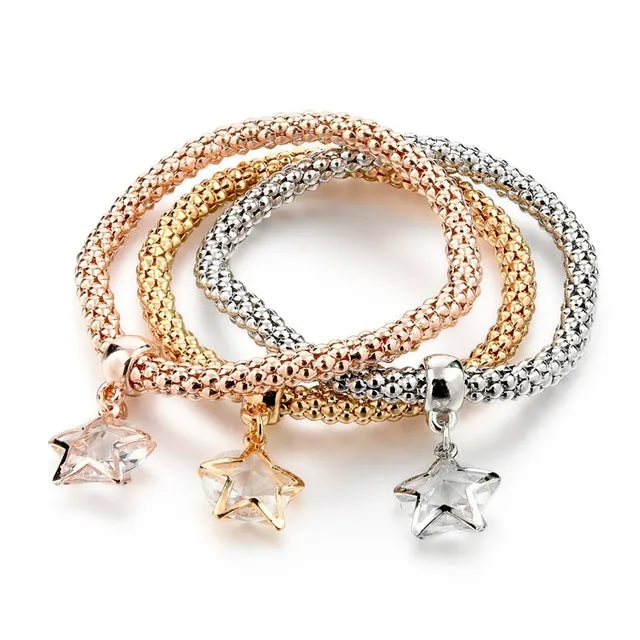 Austrian Popcorn Charm Bracelet