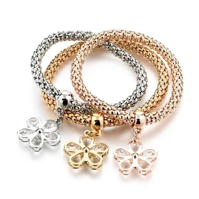Austrian Popcorn Charm Bracelet