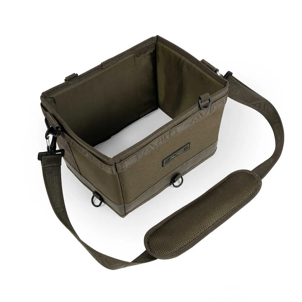 AVID CARP COMPOUND BUCKET & POUCH CADDY.