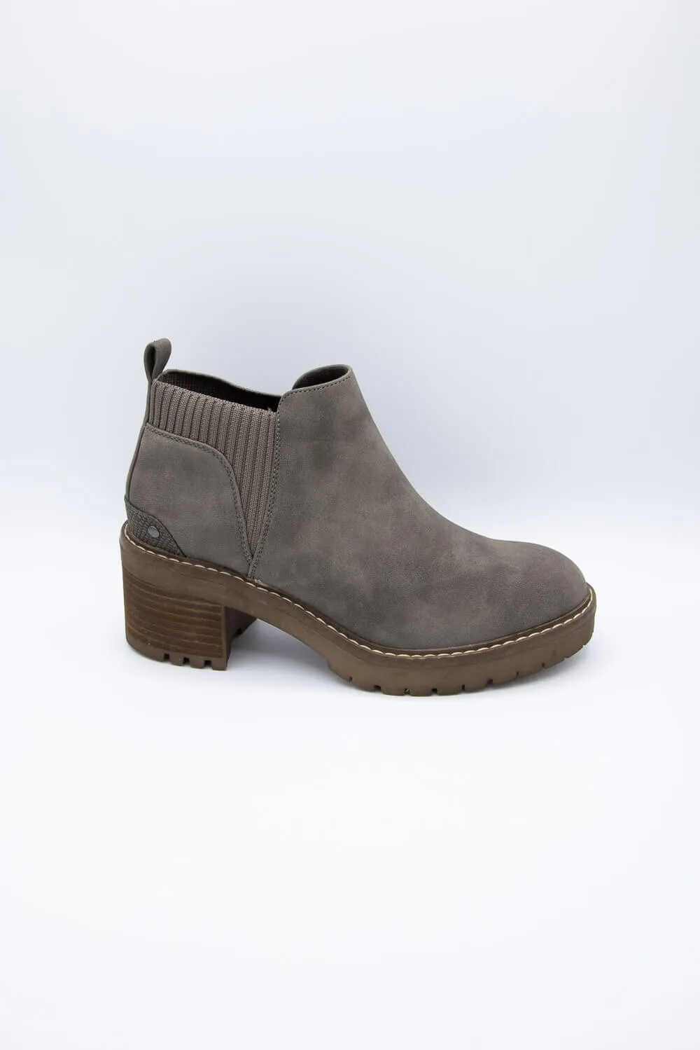 B52 by Bullboxer Lug Booties for Women in Taupe | 275509F6-TAUPE