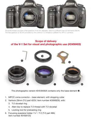 Baader 2" MPCC V-1 Mark III Newton Coma Corrector - Visual and Photographic Version - 2458403