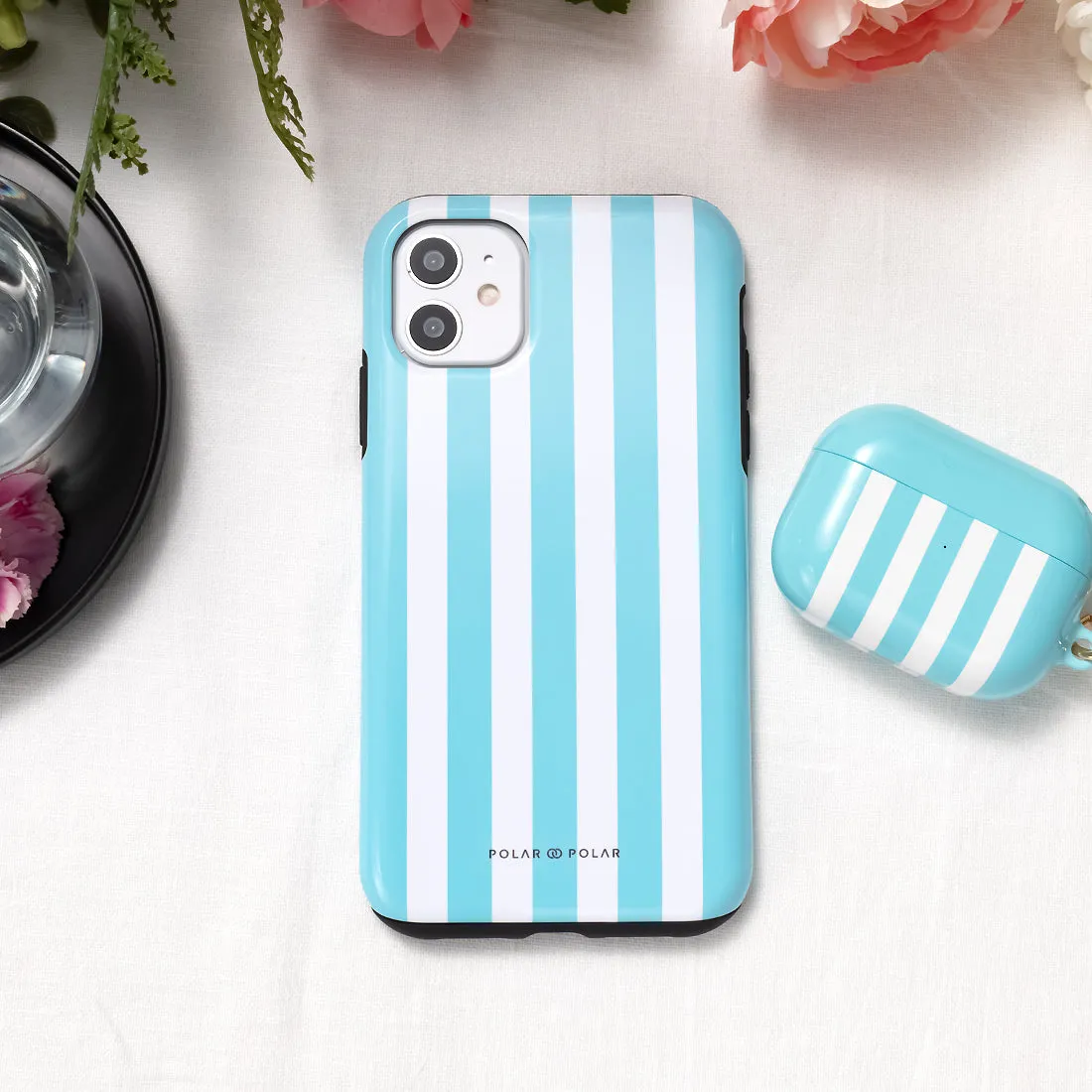 Baby Blue Stripe Custom - iPhone X / XS Case
