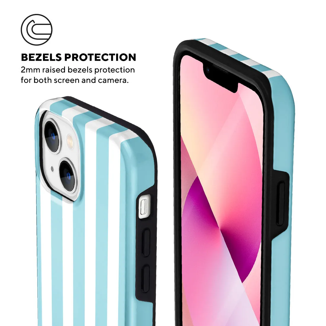 Baby Blue Stripe - iPhone 13 mini Case