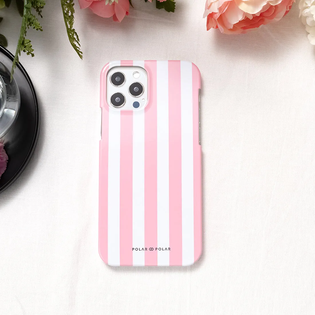Baby Pink Stripe Custom - iPhone 12 Case