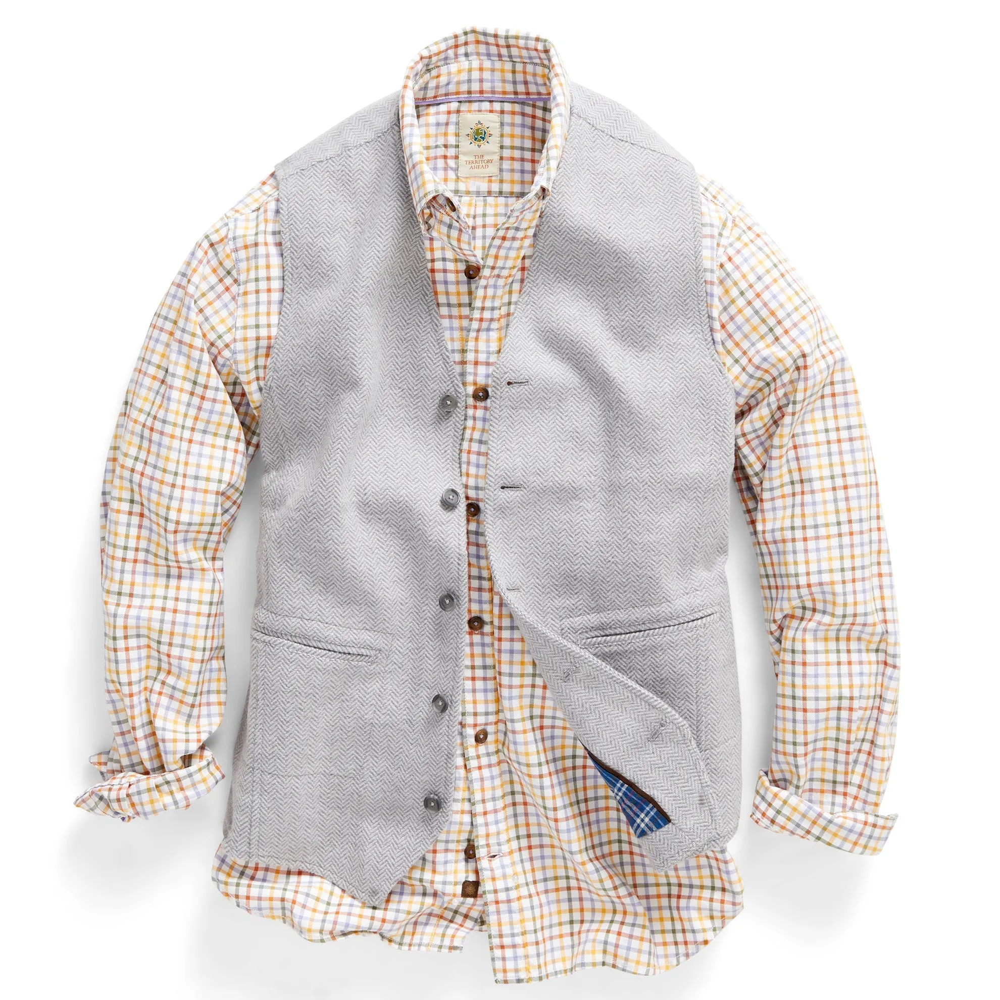 Back East Herringbone Vest