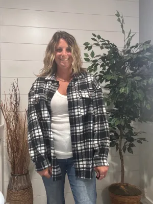 Basic Feel Plaid Print Flannel