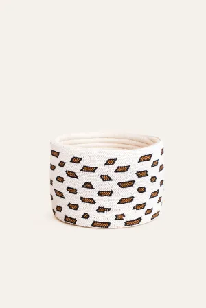 Beaded Leopard Bucket