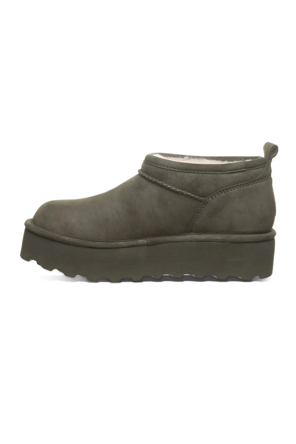 Bearpaw Retro Super Shorty Vegan Ankle Booties for Women in Algae | 3132W-422 ALGAE