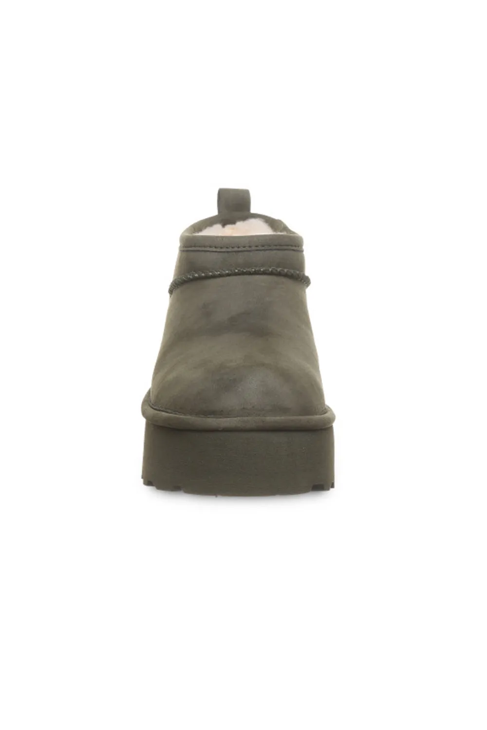 Bearpaw Retro Super Shorty Vegan Ankle Booties for Women in Algae | 3132W-422 ALGAE