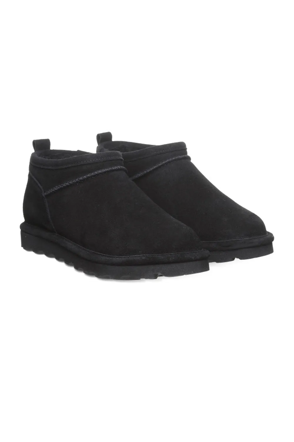 Bearpaw Super Shorty Ankle Booties for Women in Black | 3049W-011 BLACK