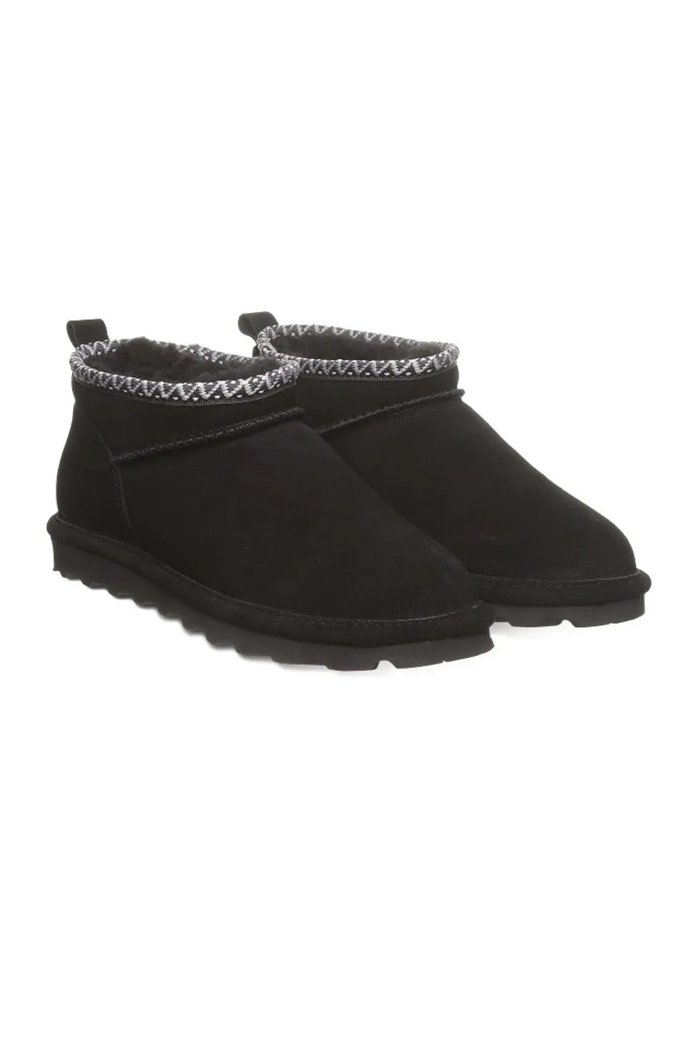 Bearpaw Super Shorty Deco Ankle Booties for Women in Black | 3112W-011 BLACK