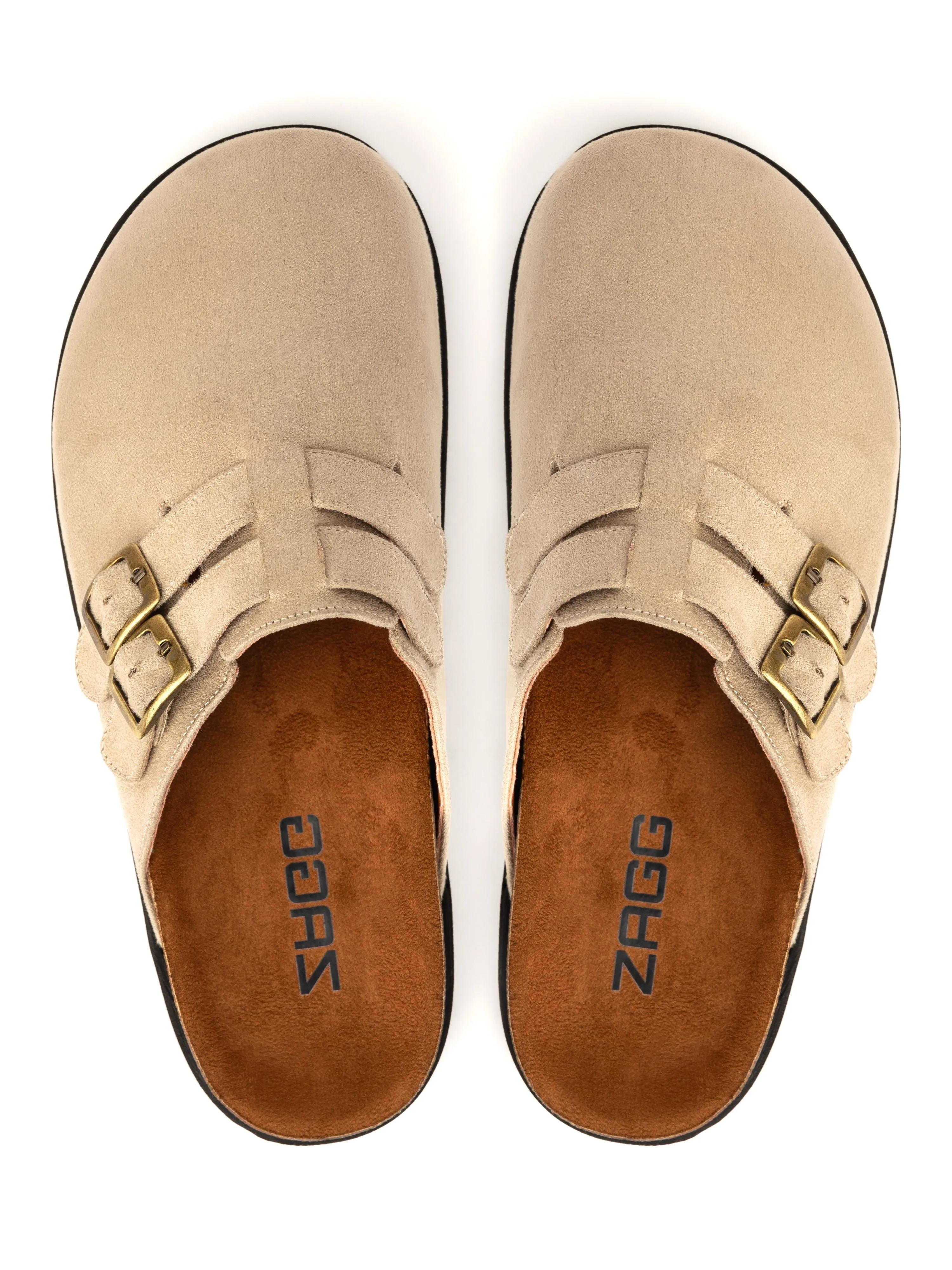 Beige High Clogs