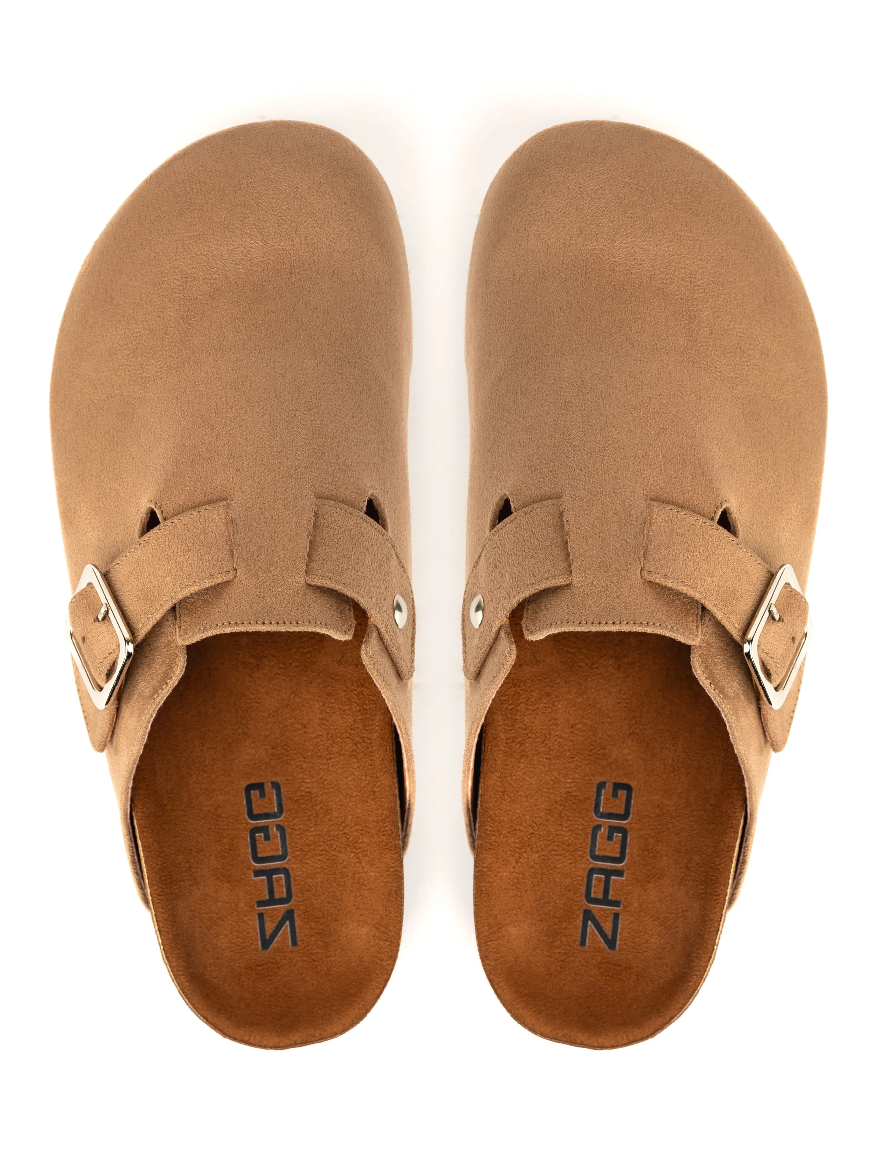 Beige Studded Clogs